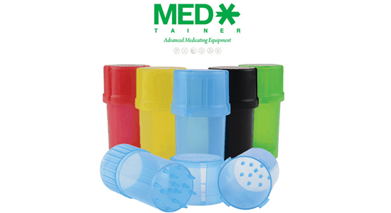 Medtainer Travel Storage and Grinders