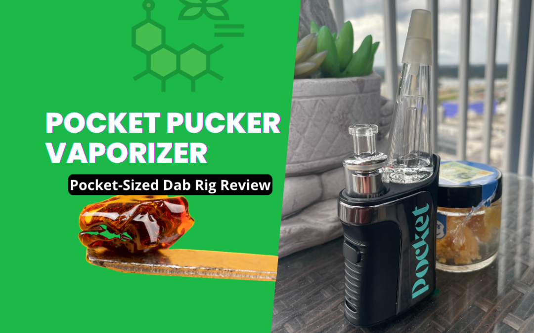 Pocket Pucker Vaporizer Portable Dab Rig Review Featured Image